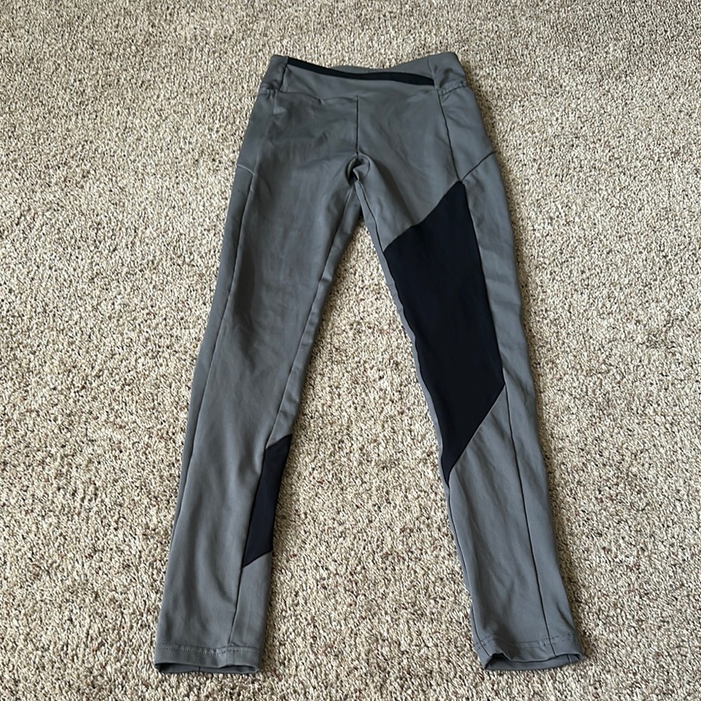 Gymshark Gray and Black Athletic Leggings